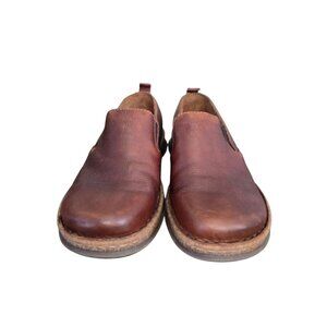 Men's Born Bryson Slip on Shoes brown Leather size 10